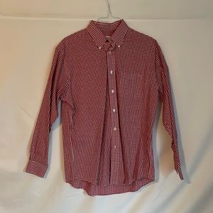 Never worn red checked Brooks Brothers Madison fit shirt